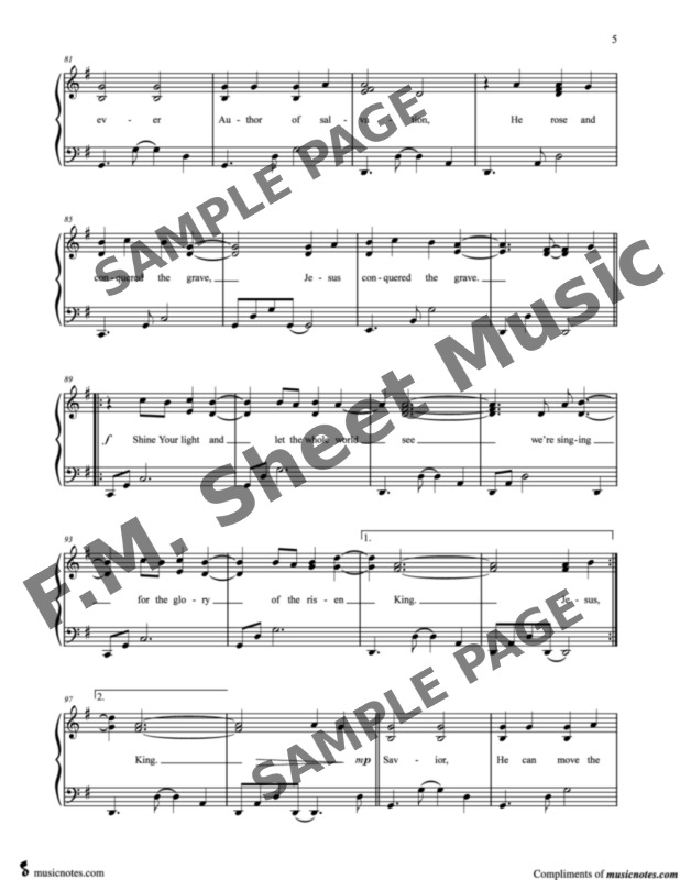 Mighty to Save (Intermediate Piano) By Laura Story, Hillsong Worship ...